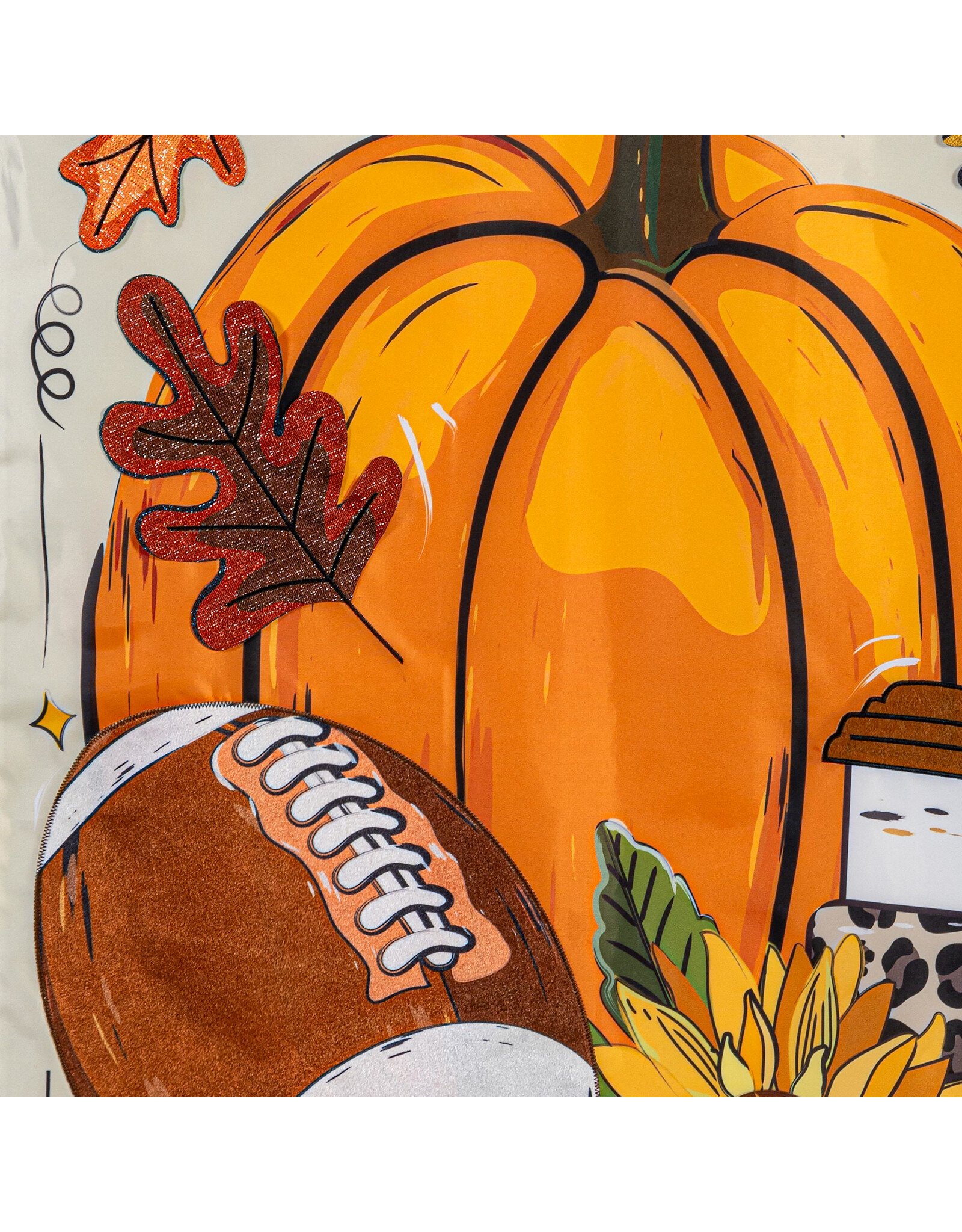 Evergreen Enterprises Tis' The Season Fall Applique House Flag