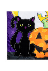 Evergreen Enterprises Halloween Friends Applique House Flag