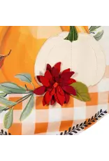 Evergreen Enterprises Give Thanks Pumpkins Everlasting Impression Textile Décor