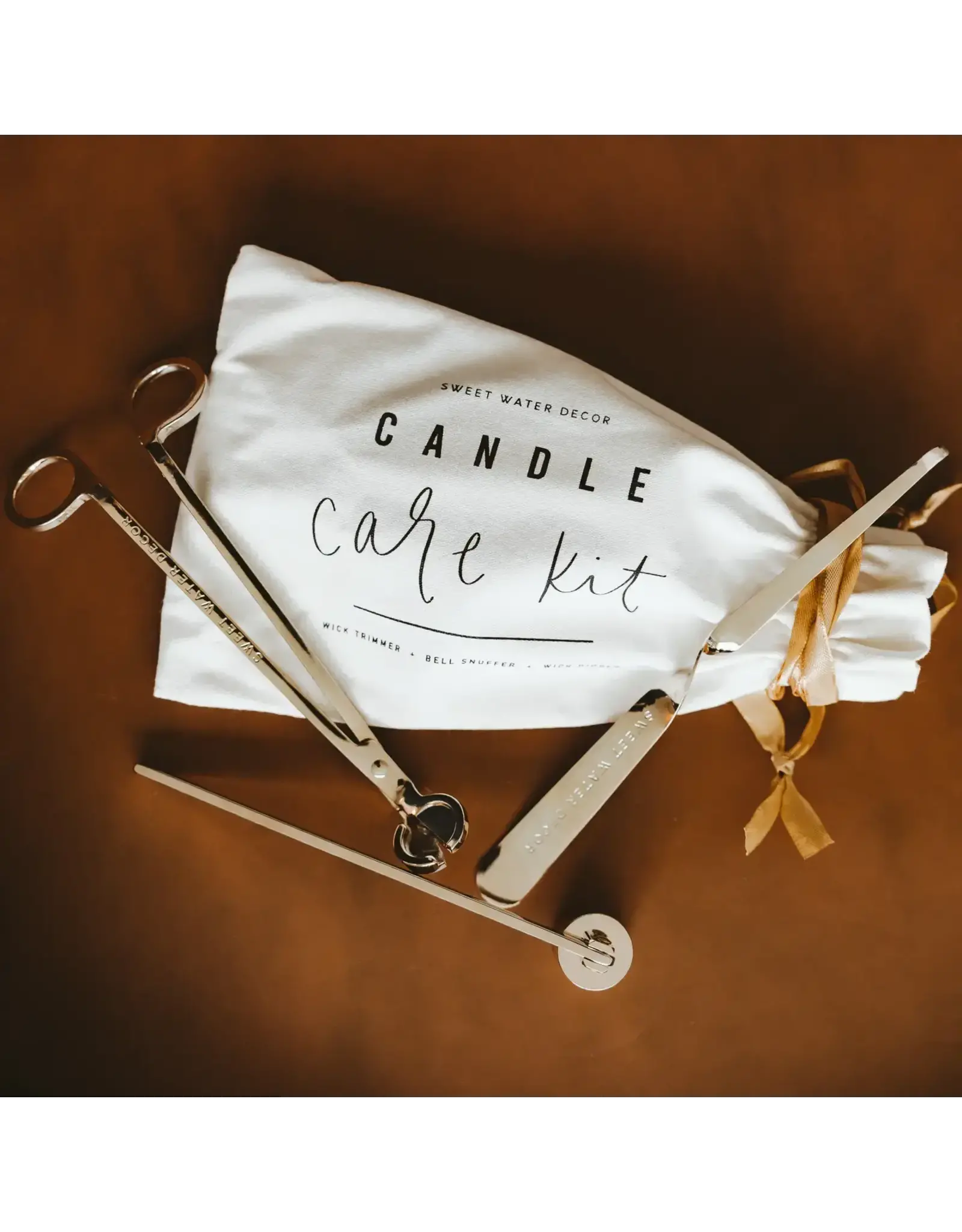 Sweet Water Decor Gold Candle Care Kit