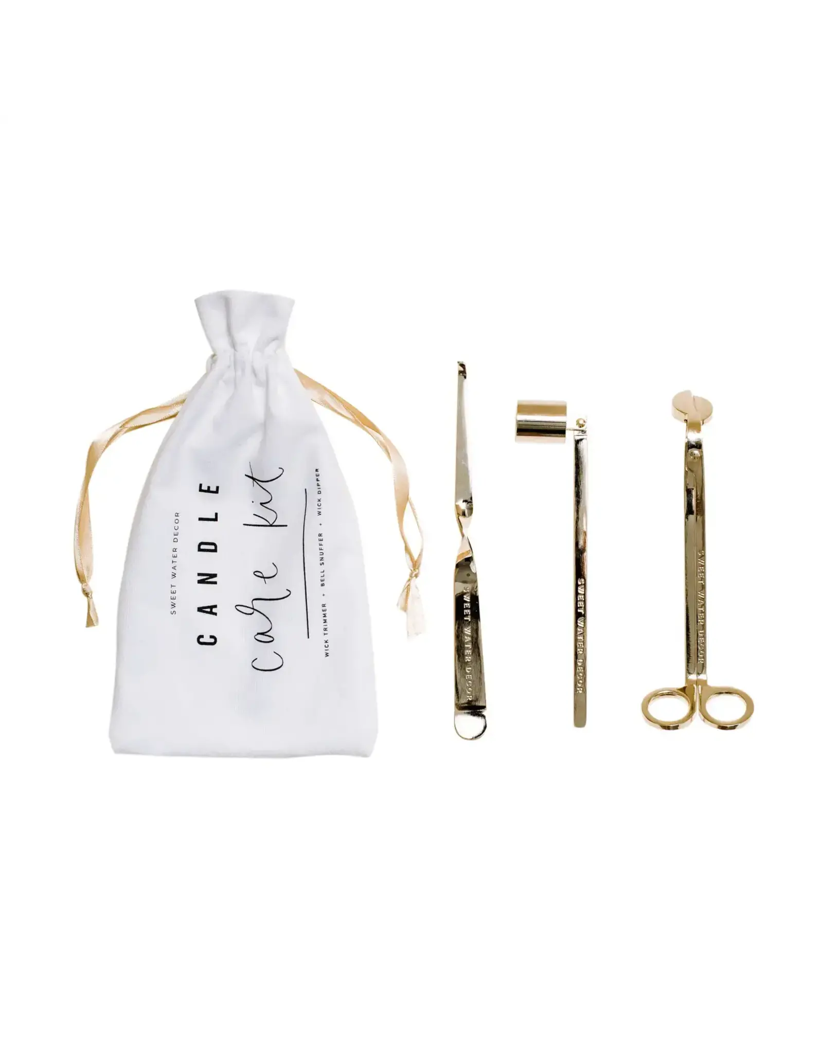 Sweet Water Decor Gold Candle Care Kit