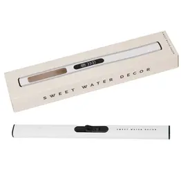 Sweet Water Decor White Rechargeable Electric Lighter