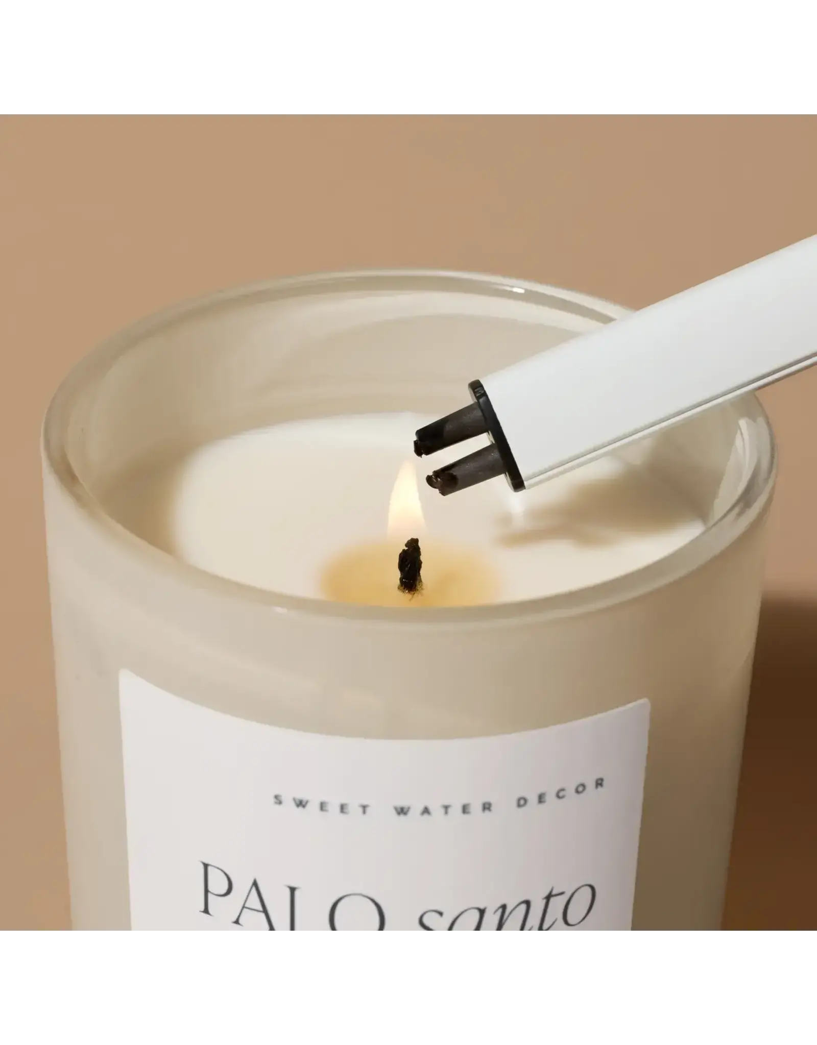 Sweet Water Decor White Rechargeable Electric Lighter