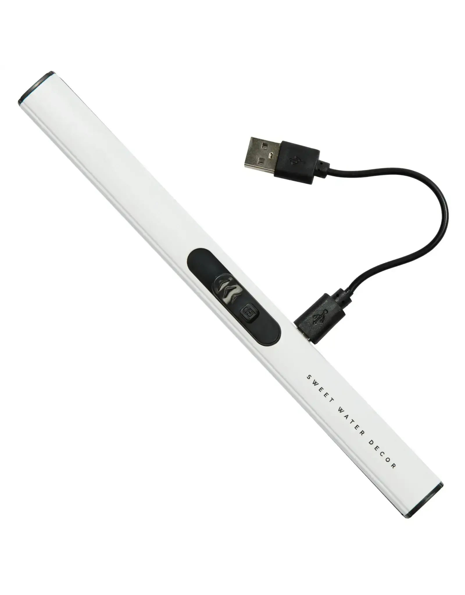 Sweet Water Decor White Rechargeable Electric Lighter