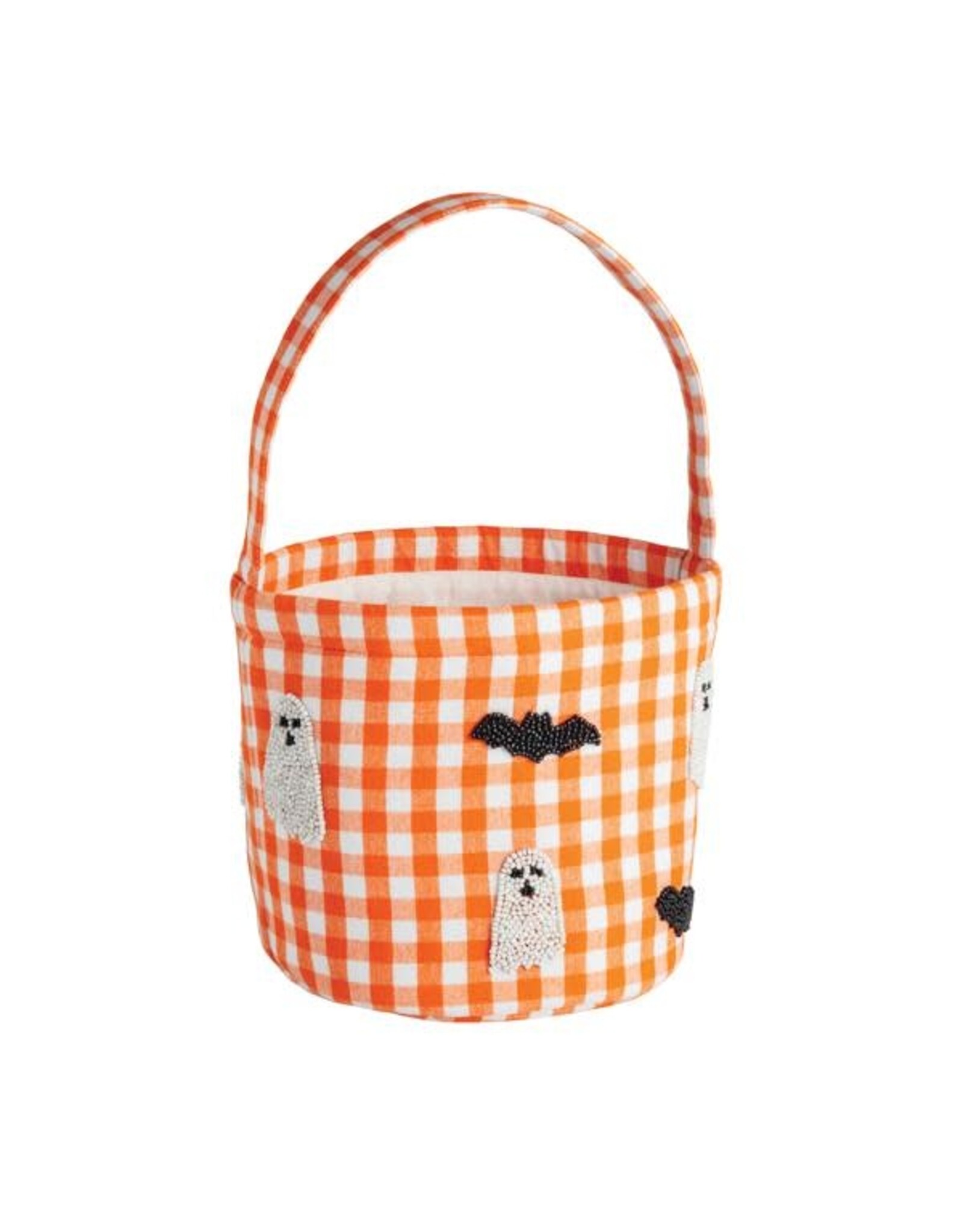 Mud Pie Ghost Beaded Halloween Bucket