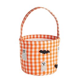 Mud Pie Ghost Beaded Halloween Bucket