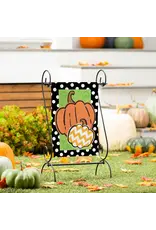 Evergreen Enterprises Sassy Pumpkins Burlap Garden Flag