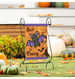 Evergreen Enterprises Gone Batty Applique Garden Flag