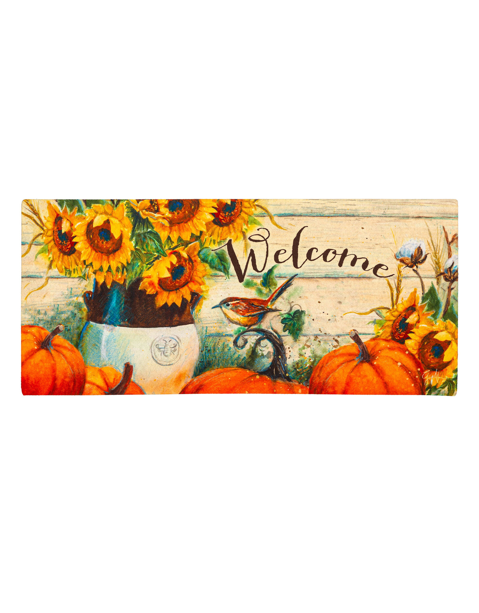 Evergreen Enterprises Cotton & Sunflowers Sassafras Switch Mat