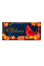 Evergreen Enterprises Fall Cardinal Wreath Sassafras Switch Mat