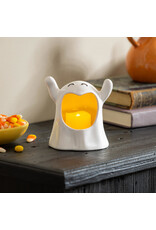 Evergreen Enterprises Ceramic Happy Ghost Tealight Candle Holder