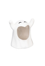 Evergreen Enterprises Ceramic Happy Ghost Tealight Candle Holder