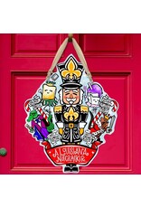 Art By Allie Louisiana Nutcracker Door Hanger