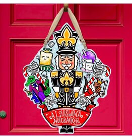 Art By Allie Louisiana Nutcracker Door Hanger