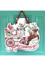 Art By Allie Rudolph Chewing Candy Door Hanger