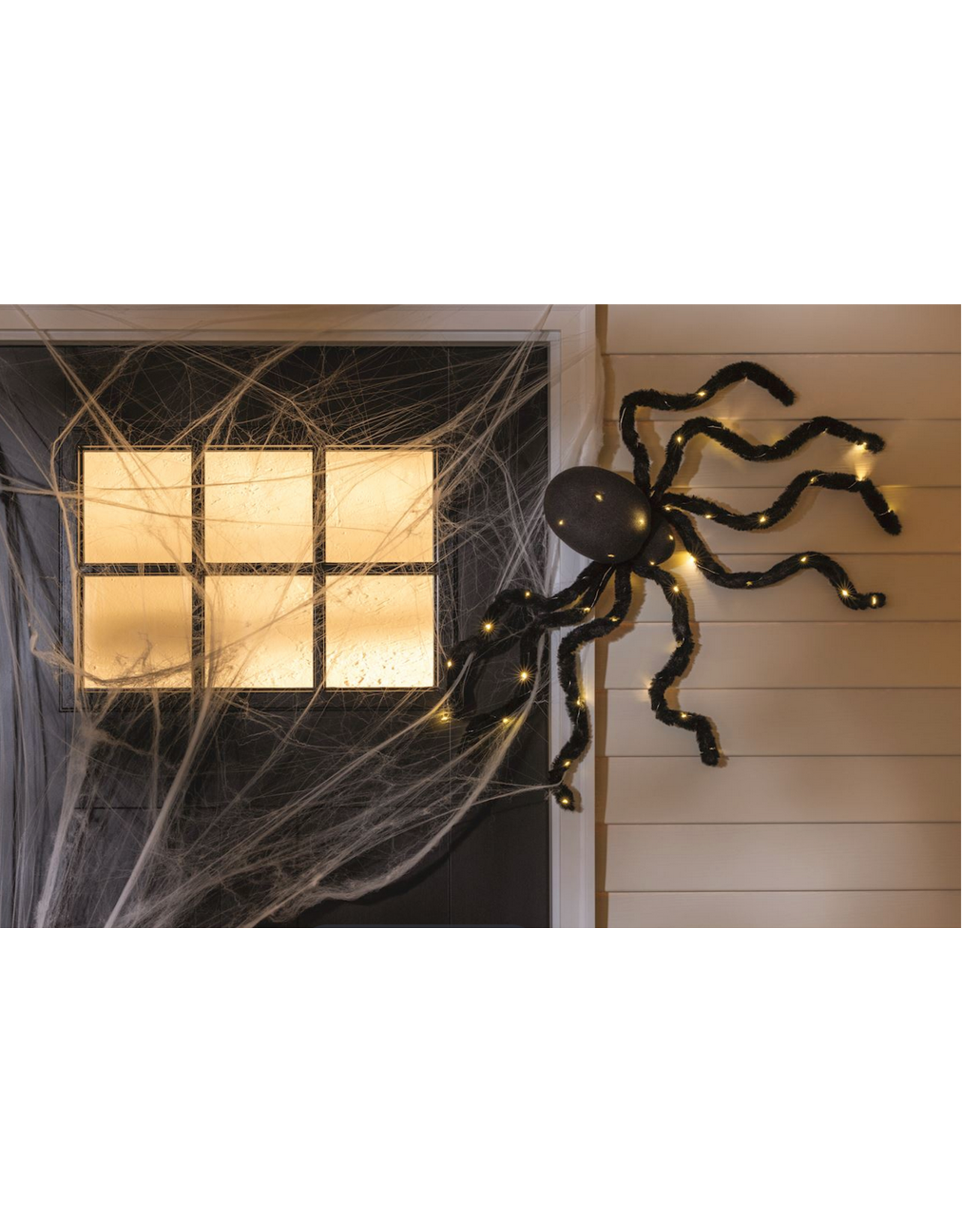 Mud Pie Light-Up Halloween Spider