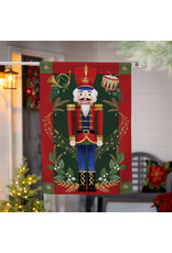 Evergreen Enterprises Joyful Traditions Double Sided Burlap House Flag