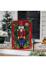 Evergreen Enterprises Joyful Traditions Double Sided Burlap Garden Flag