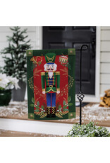 Evergreen Enterprises Joyful Traditions Double Sided Burlap Garden Flag