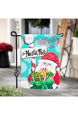 Evergreen Enterprises North Pole Welcome Burlap Garden Flag