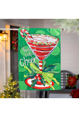Evergreen Enterprises Have A Cup Of Cheer Applique House Flag