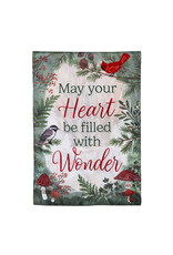 Evergreen Enterprises Wondering Heart Applique Garden Flag