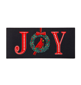 Evergreen Enterprises Joy to the World Wreath Sassafras Switch Mat
