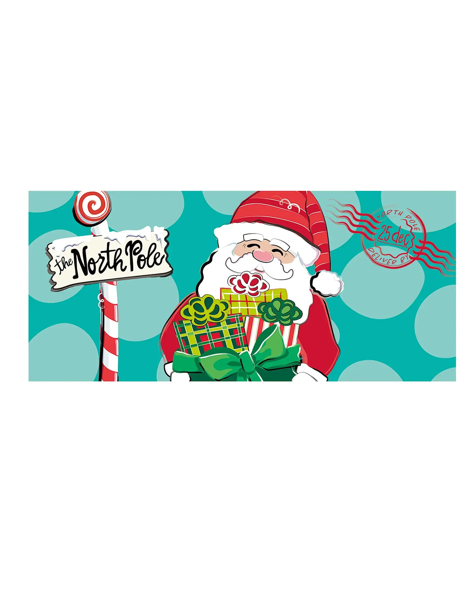 Evergreen Enterprises North Pole Welcome Sassafras Switch Mat