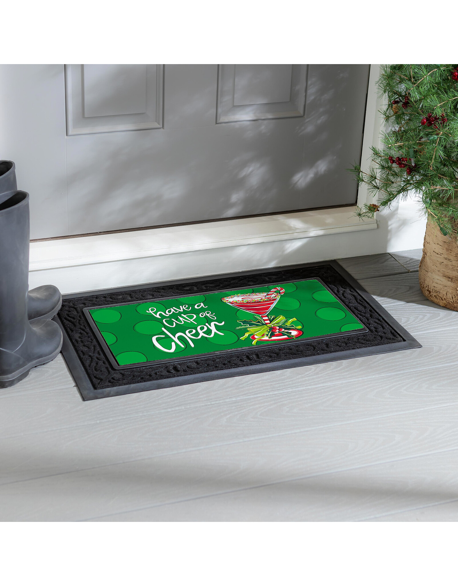 Evergreen Enterprises Have A Cup Of Cheer Sassafras Switch Mat