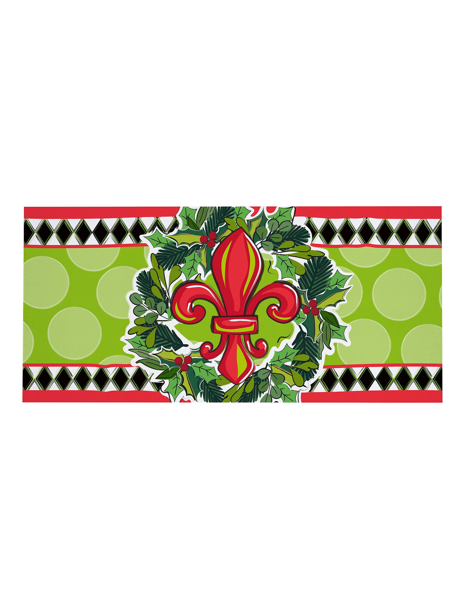 Evergreen Enterprises Holiday Fleur De Lis Sassafras Switch Mat