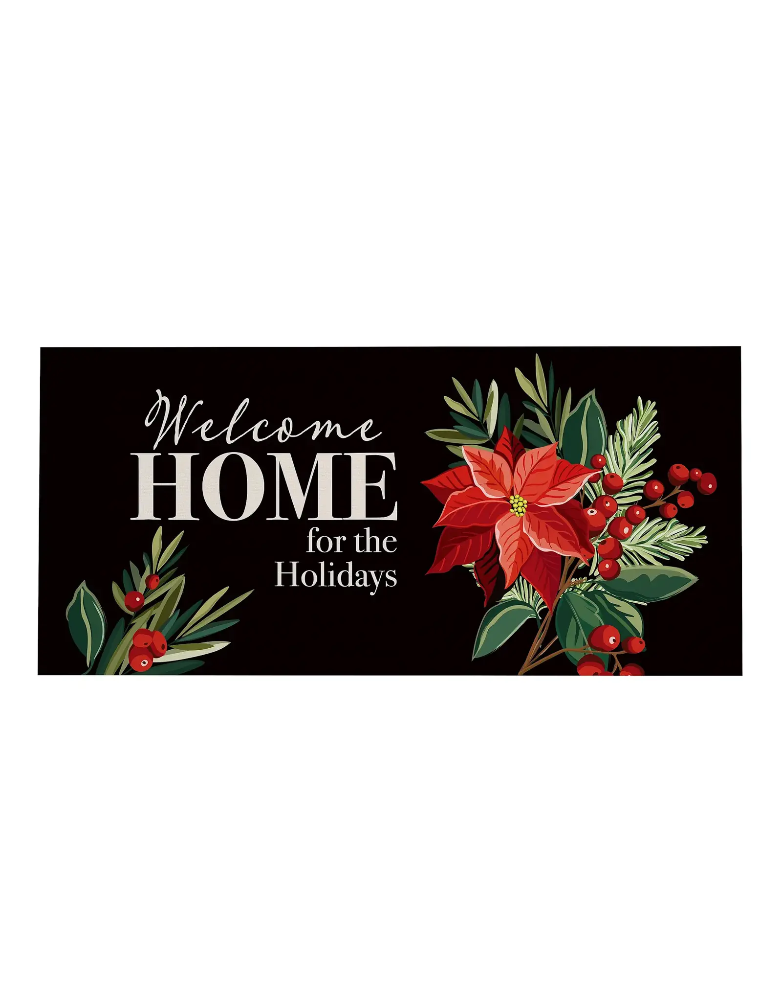 Evergreen Enterprises Welcome Home For The Holidays Sassafras Switch Mat
