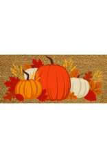 Evergreen Enterprises Pumpkin Patch Flocked Coir Sassafras Switch Mat