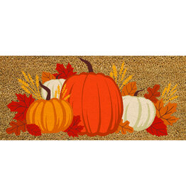 Evergreen Enterprises Pumpkin Patch Flocked Coir Sassafras Switch Mat