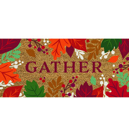 Evergreen Enterprises Gather Fall Leaves Flocked Coir Sassafras Switch Mat