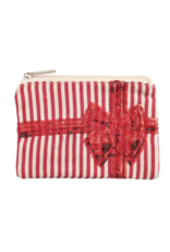 Mud Pie Christmas Sequin Zip Pouches