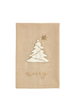 Mud Pie Trees Embroidered Towel