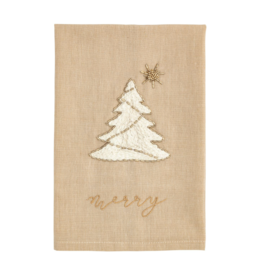 Mud Pie Trees Embroidered Towel