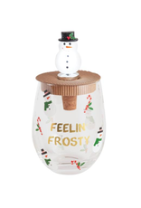 Mud Pie Frosty Light Up Stopper Glass