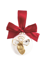 Mud Pie Flat Glass Oyster Ornaments