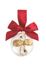 Mud Pie Flat Glass Oyster Ornaments