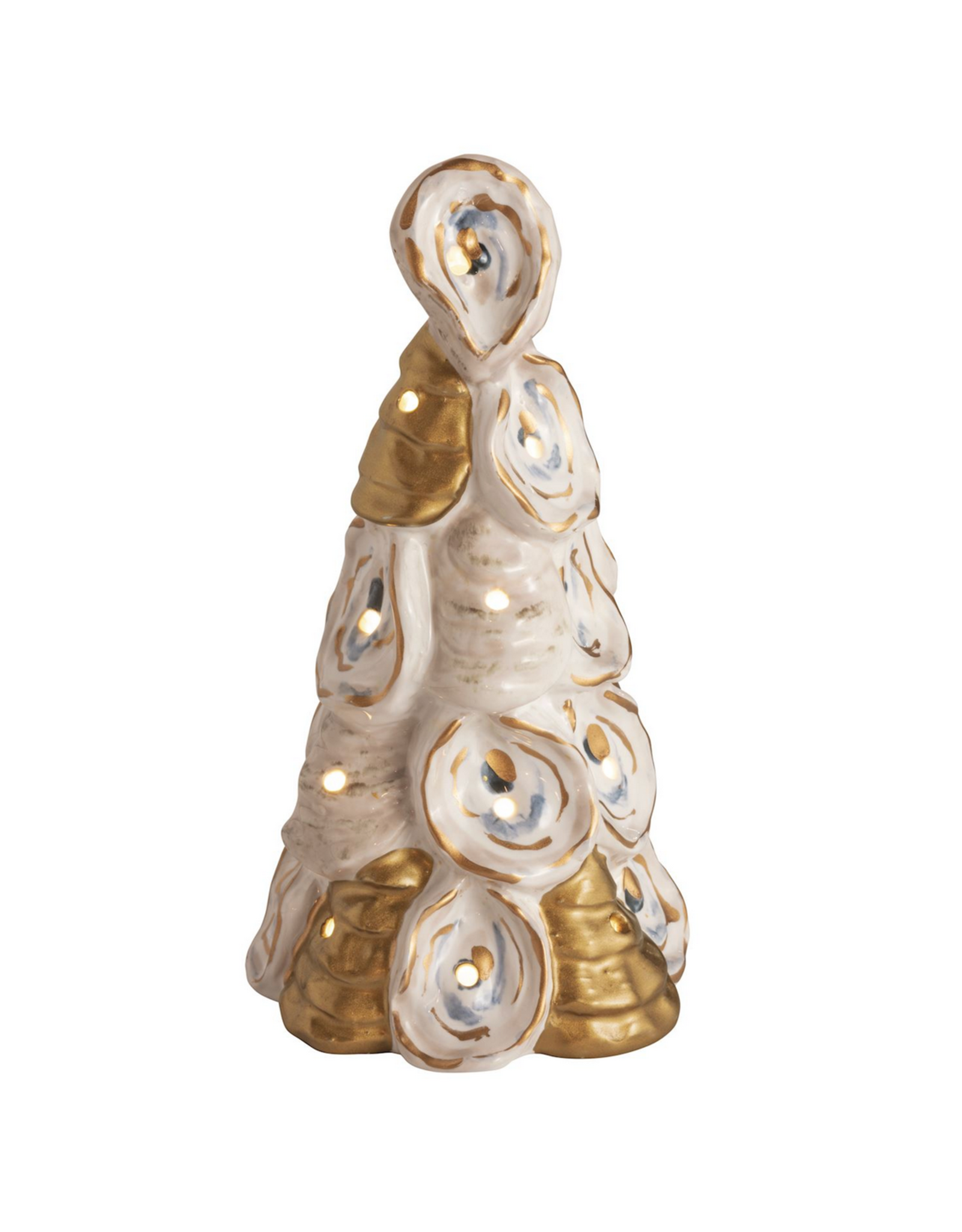 Mud Pie Medium Oyster Light Up Tree