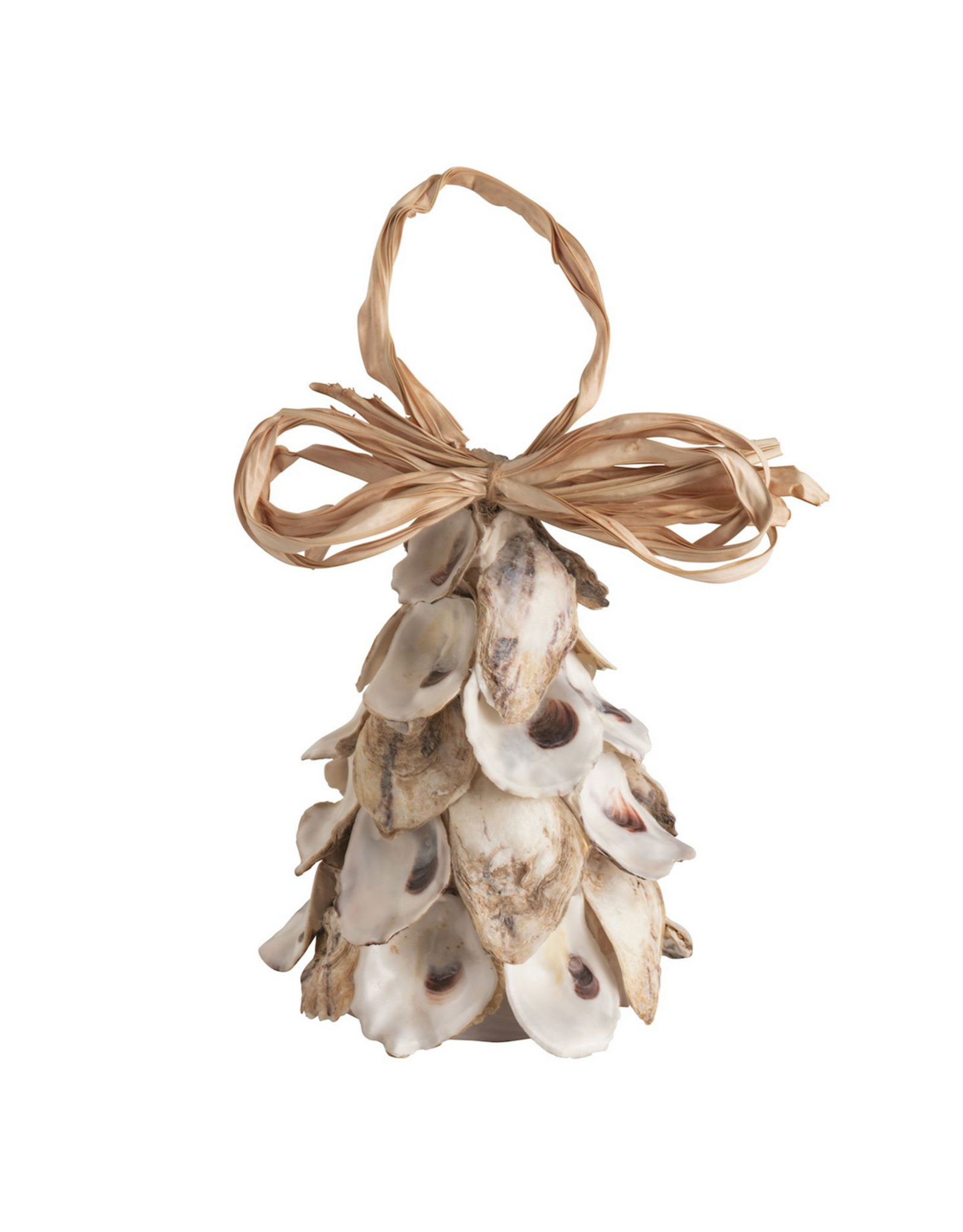 Mud Pie Natural Oyster Tree Light-Up Ornament