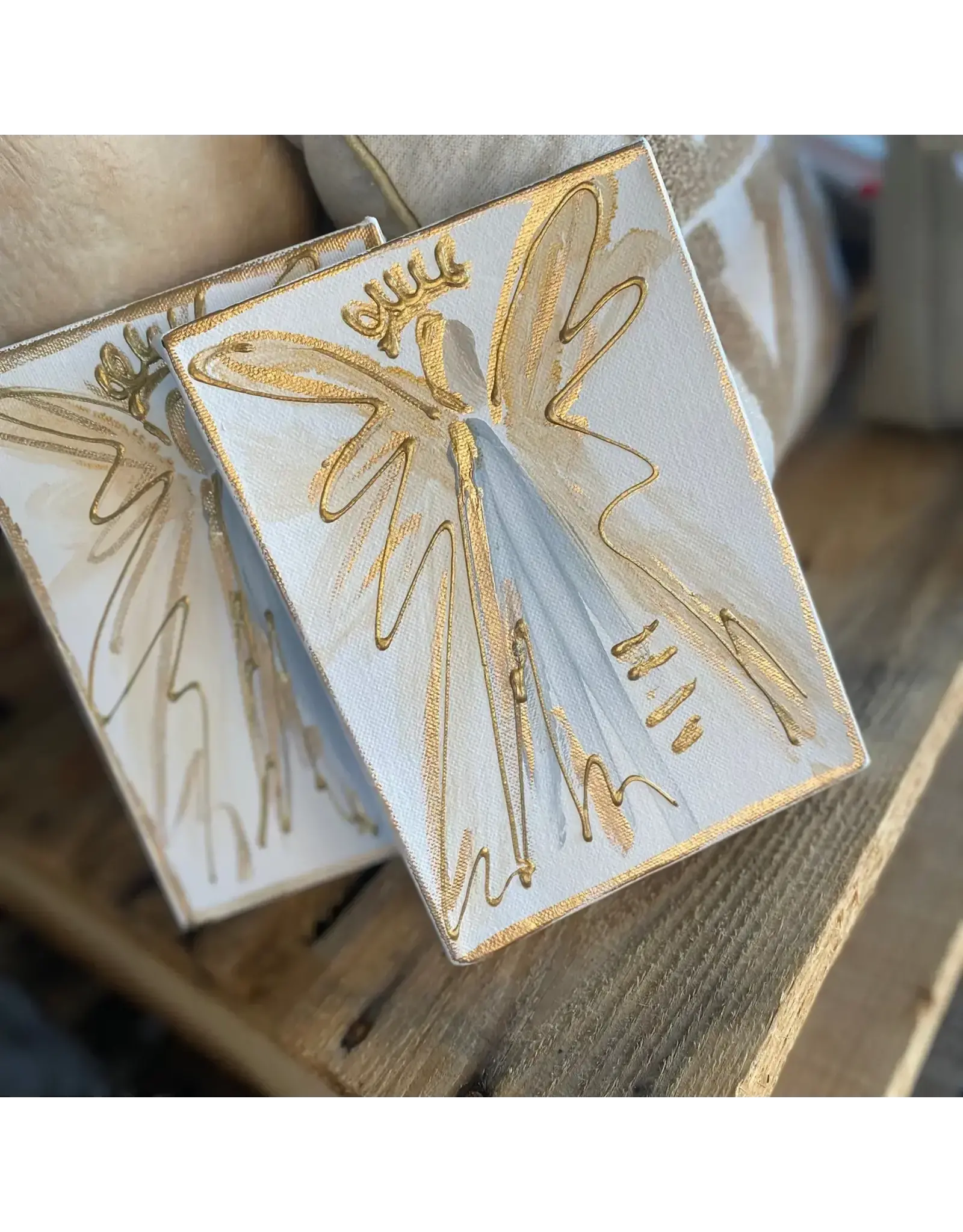 The Painted Petal/Faire Neutral Angel Canvas