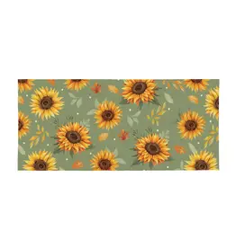 Evergreen Enterprises Grateful Gatherings SunflowerFlocked Coir Sassafras Switch Mat