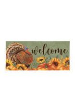 Evergreen Enterprises Grateful Gatherings Turkey Flocked Coir Sassafras Switch Mat