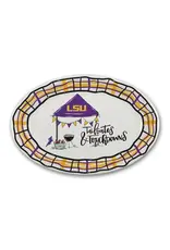 Magnolia Lane Lsu Bbq - Oval Bowl Magnolia Lane Lsu Bbq - Oval Bowl