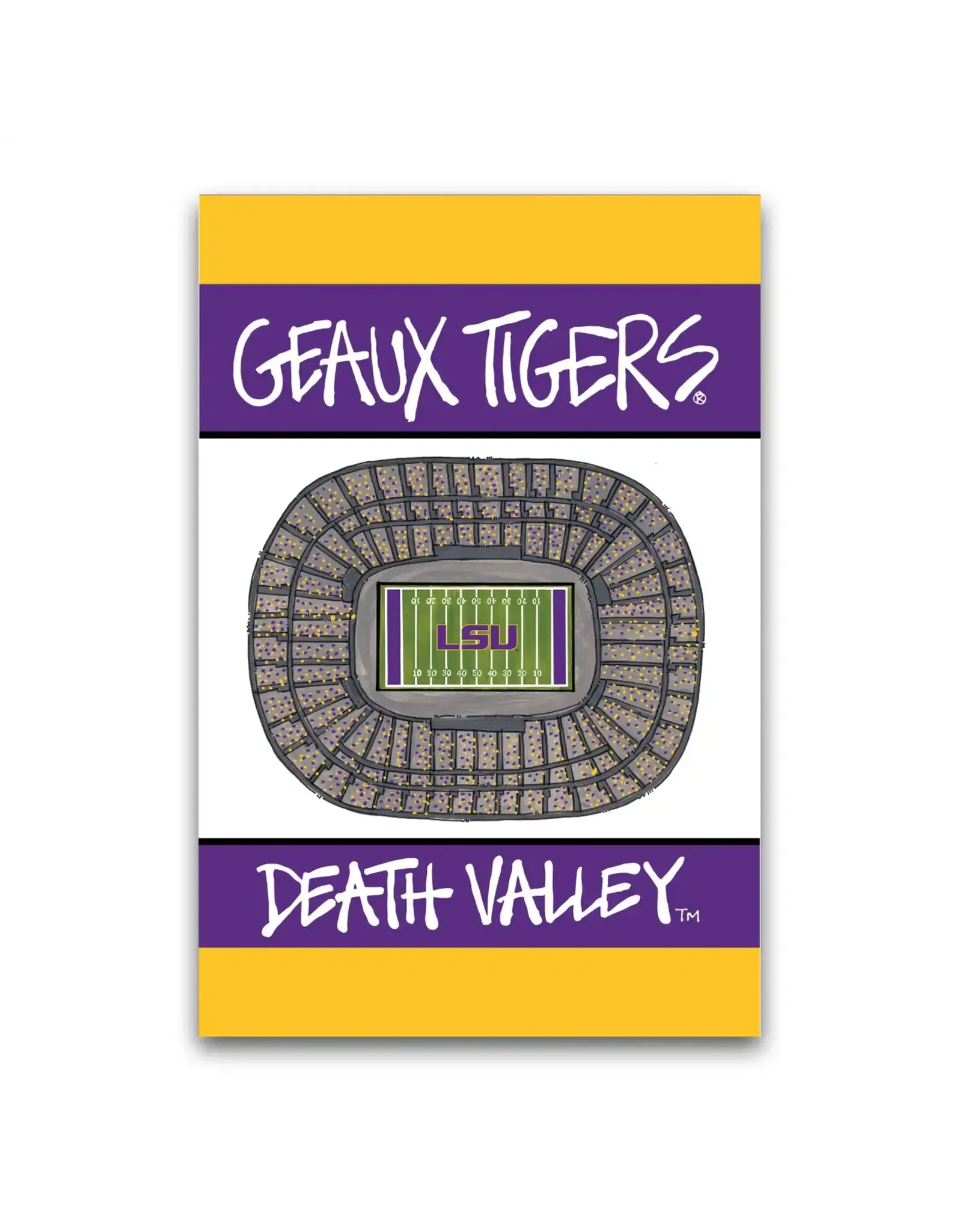 Magnolia Lane LSU Stadium Flag