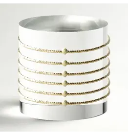 Lenny & Eva/Faire Sprinkles Adjustable Bangle - Gold