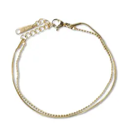 Lenny & Eva/Faire Gold Chain Bracelet - Layered