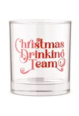 Barrel Down South/Faire Christmas Drinking Team Bourbon/Whiskey Glass